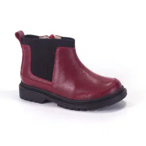 Alternative view of Botín para Niñas BMY-205 Rojo Oscuro