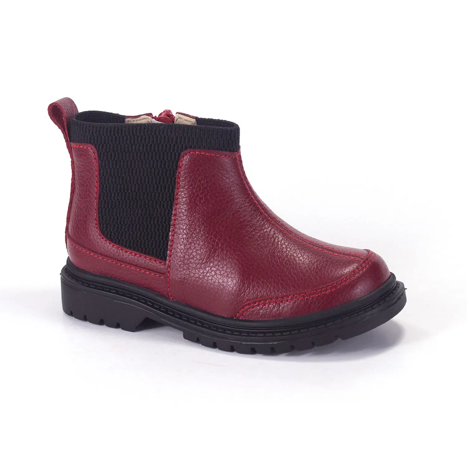 Botín para Niñas BMY-205 Rojo Oscuro - Imagen 2