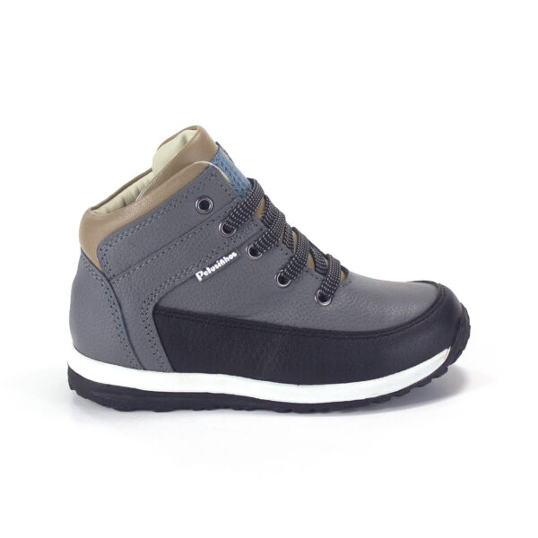 Botín para Niño WPV-0002 Gris/Negro