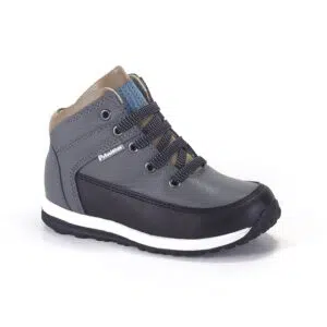 Alternative view of Botín para Niño WPV-0002 Gris/Negro