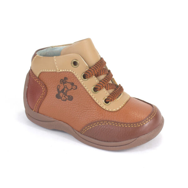 Zapato para Bebé ERICK Natural / Tabaco - Imagen 2