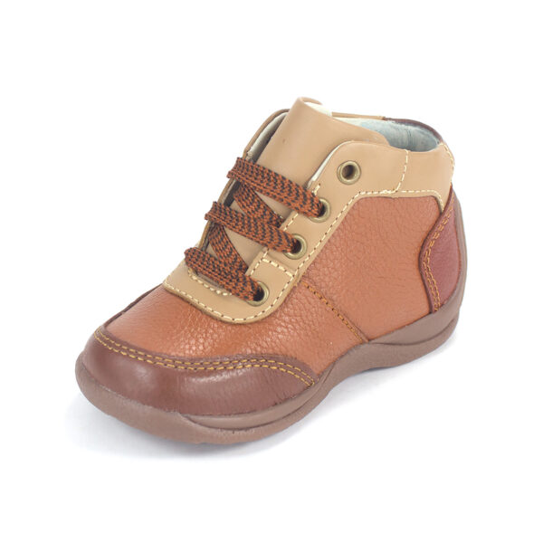 Zapato para Bebé ERICK Natural / Tabaco - Imagen 3