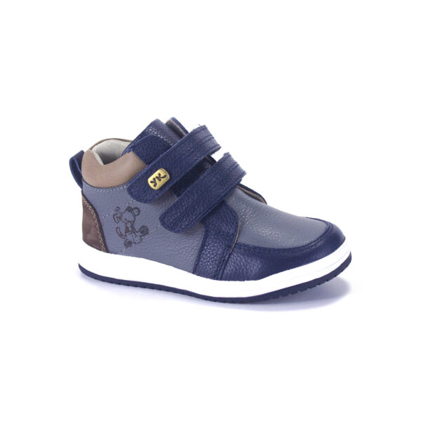 Zapatillas para Niño LEO Gris / Azul - Imagen 2