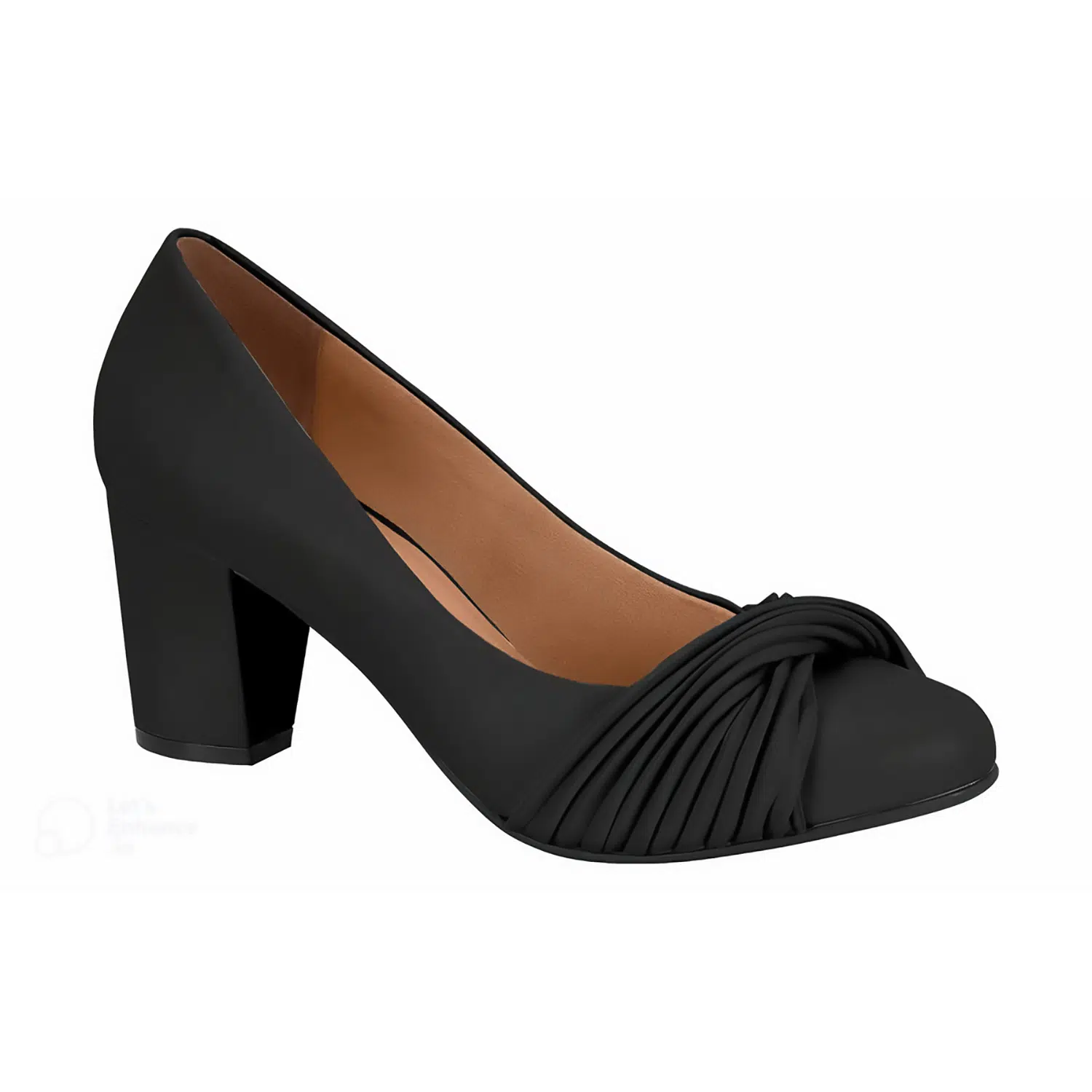 Zapato de Vestir para Mujer de Cuero Elástico Negro 1259.205.26239