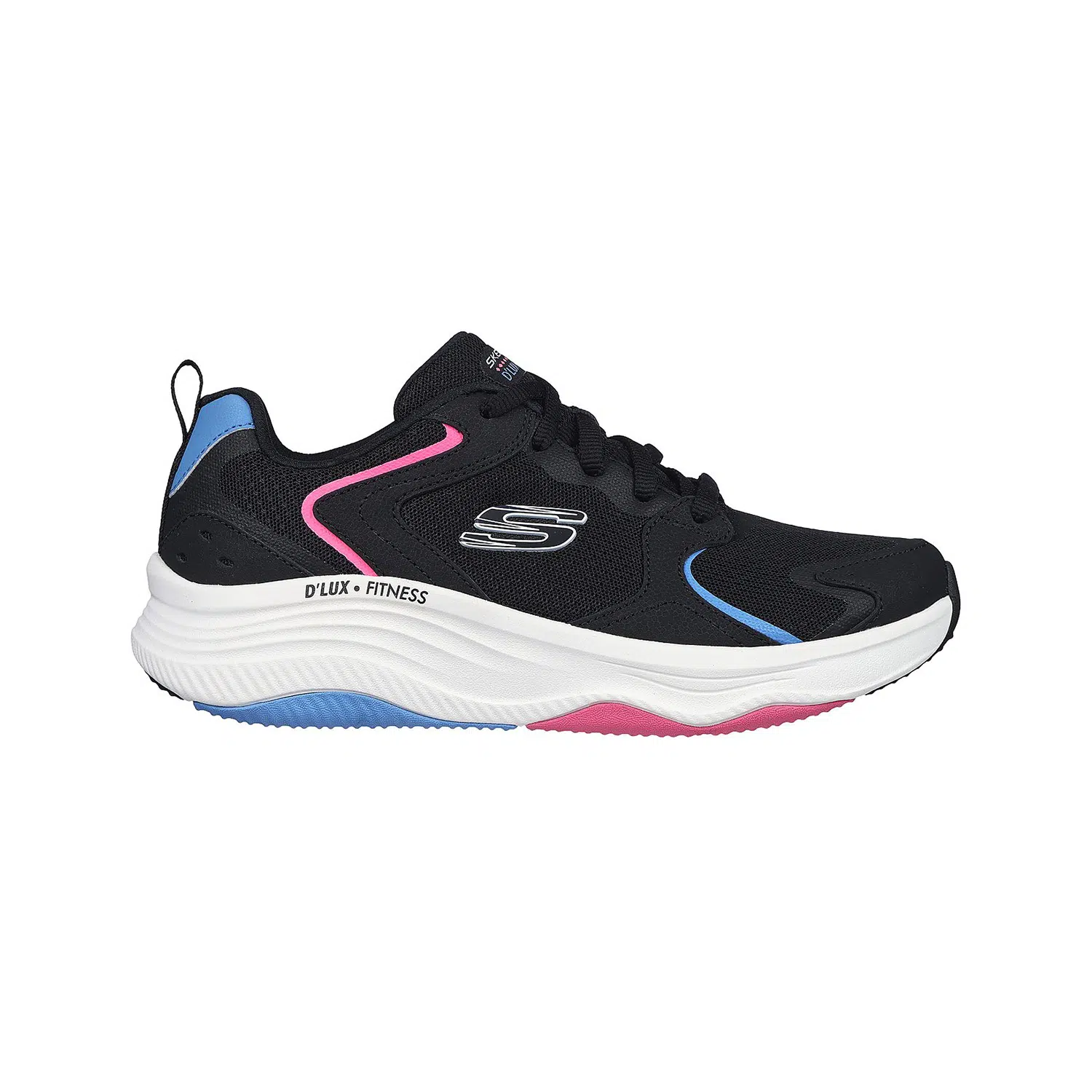 Zapatillas Urbanas Skechers Mujeres 149847-Bkmt D'Lux Fitness