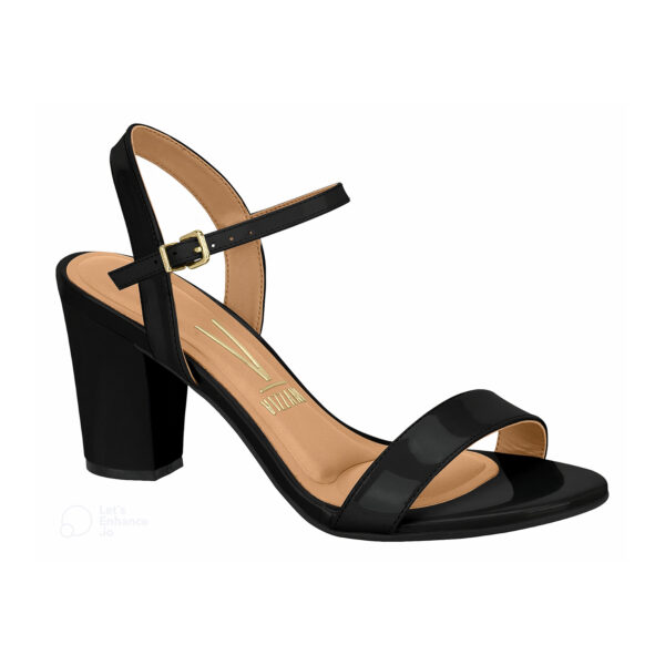 Sandalia de Vestir para Mujer de Charol Negro 6292.200.13488