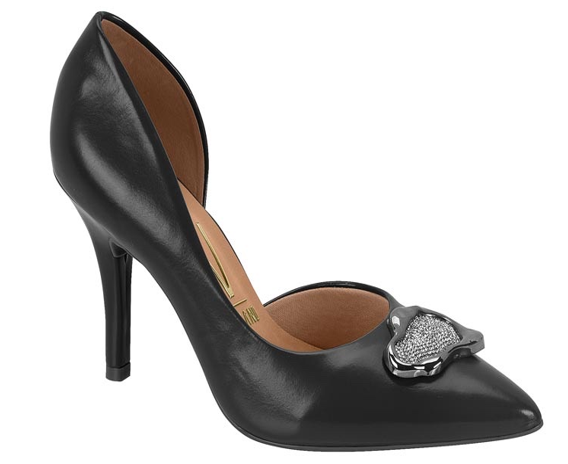 VIZZANO 1184.1728 - ESTILETO FEMININO - NAPA GARDA -NEGRO