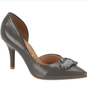 VIZZANO 1184.1728 - ESTILETO FEMININO- NAPA GARDA GRIS OSCURO