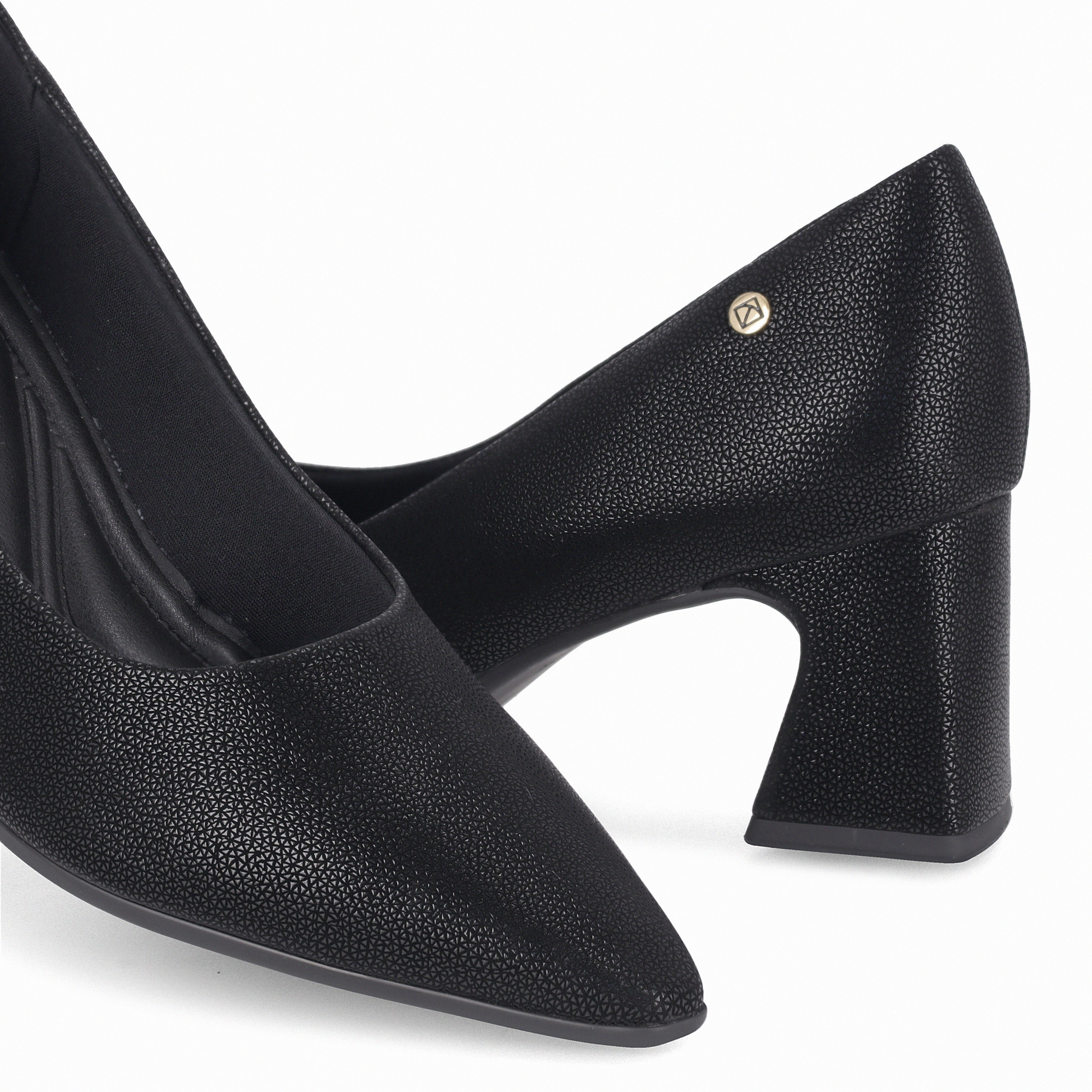 PICCADILLY -764023 ESTILETO -STRETCH SOFT STAR NEGRO MATE - Imagen 2