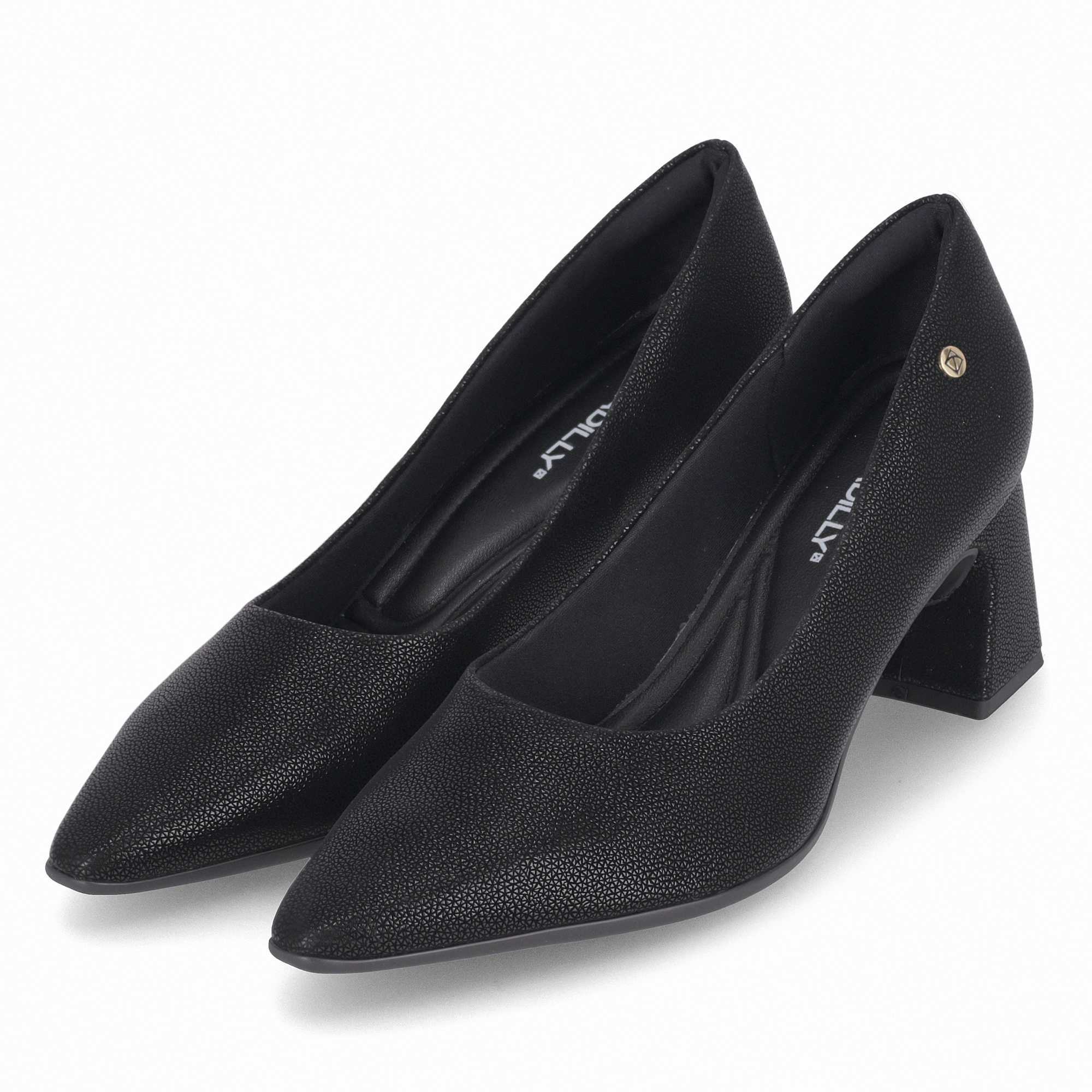 PICCADILLY -764023 ESTILETO -STRETCH SOFT STAR NEGRO MATE